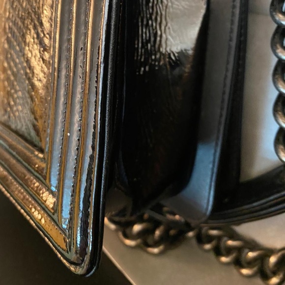 Chanel exotic Python Small Boy Bag Bronze/Black. - Picture 16 of 16